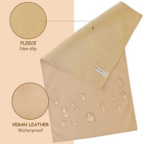 Owlowla Baby Diaper Changing Pad Portable Changing Mat Travel Changing Pad Liner for Baby and Small Toddler(Beige&Herringbone)