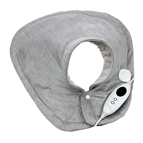 ARDES AR4H04 Almohadilla Térmica Eléctrica Calentadora Rápida Hombros Cuello Cervical 6 Niveles de Calor, Banda Cervical Cojín Térmico...