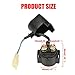 GREHUA 3 Bolt Starter Motor & Solenoid Relay Compatible with Tao tao Coolster 125cc 110cc 50cc Coleman Kazuma Baja Vitacci 4 Wheeler Quad Chinese ATV Parts Sandrail Roketa SSR Lifan Go Kart Pit Bike