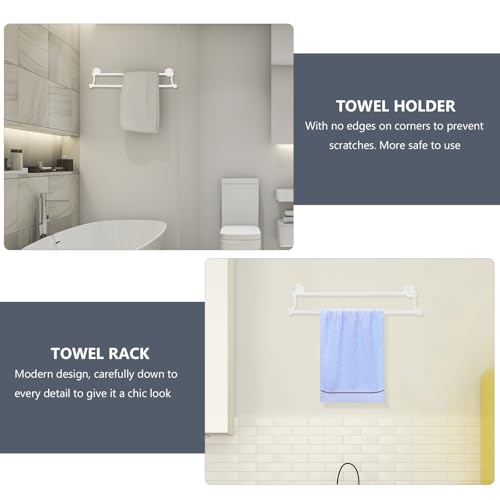 Porte-serviettes en laiton double barre SHOWERORO luxe