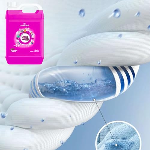 Image of Ultra Wash Liquid Detergent 5000ml - Suitable for Top Load & Front Load Washing Machines | Gentle on Clothes, Tough on Stains, Long-Lasting Freshness, Safe for All Fabrics