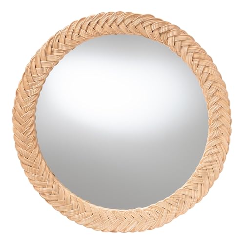 Bali & pari Nara Natural Rattan Wall Mirror – Handwoven