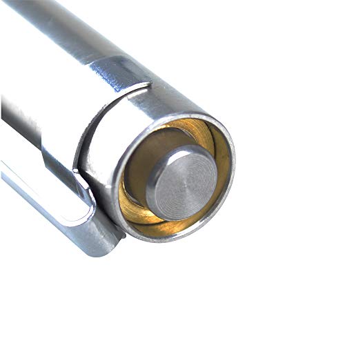 Lxh Sf-348 Cree Xp-E R3 180Lm 1-Mode White Super Mini Stainless Steel Flashlight - Silver (1 X 10440 / 1Aaa) #TOP4