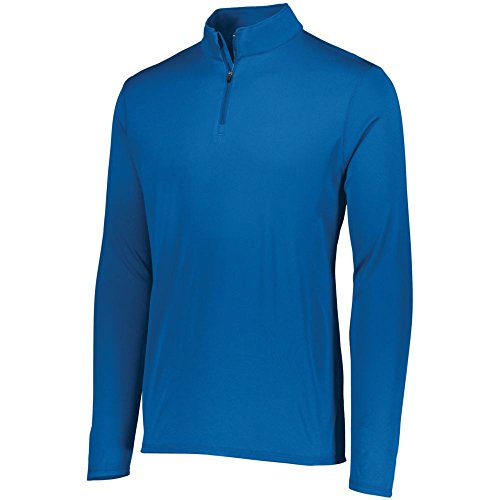 Augusta Activewear Youth Attain 1/4 Zip Pullover, Royal, Large