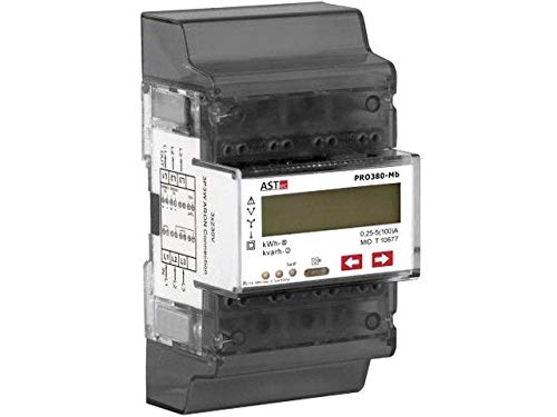 Compteur d'électricité triphasé 230/400V ASTEC PRO380S-CT réseau 45-60Hz 6A