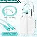 Geiserailie 2PCS XL Non Rebreather Oxygen Mask with Reservoir Bag, Non Rebreathing Oxygen Mask with 6.6ft Tubing and Adjustable Elastic Strap