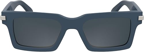 Calvin Klein Unisex Adult Sunglasses CK25503S - Avio with Solid Blue Lens
