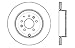 StopTech 127.45079R Sport Drilled/Slotted Brake Rotor (Rear Right), 1 Pack