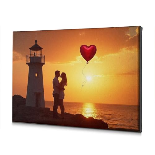 Impression sur toile phare haut de gamme 40 x 60 cm décorative