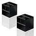 Produktbild SIGEL GL722 SuperDym-Magnete schwarz, massives Alu, 2er-Set, für Glas-Magnettafeln, 2x2x2 cm - weitere Größen/Farben