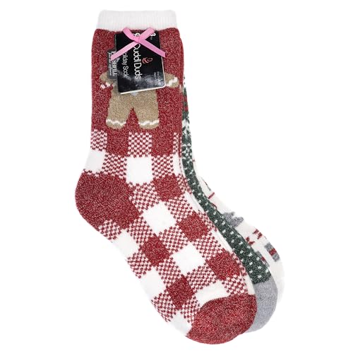 Image of Cuddl Duds Ladies Super Soft Warm Comfortable Multipack Gift Lounge Socks