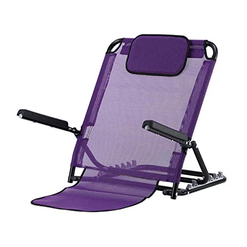 Lifting Bed Backrest Portable Folding Adjustable Sit-Up Back Rest Multi-Function Bed Disability Backrest Change 6 Angles for Neck Head and Lumbar Support