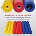 6PCS Foam Grip Tubing 6pcs Adaptive Utensils Grip Tubing, Extended Thickened Built Up Grip Aid for Utensils, Tools and Pens for Elderly, Disabled, Arthritic, Handicapped