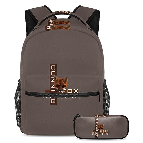 Sac à dos renard garçons filles grand sac de voyage étudiants