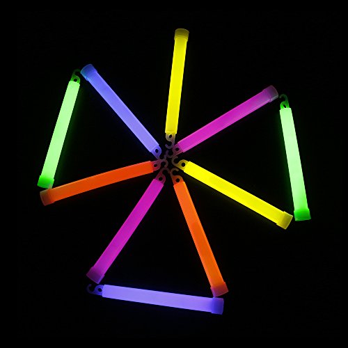 Novelinks 50 Pcs 6'' Premium Glow Sticks Bulk - Glow Necklaces Bulk Light Up Necklaces Bulk Glow In The Dark Necklaces #TOP5