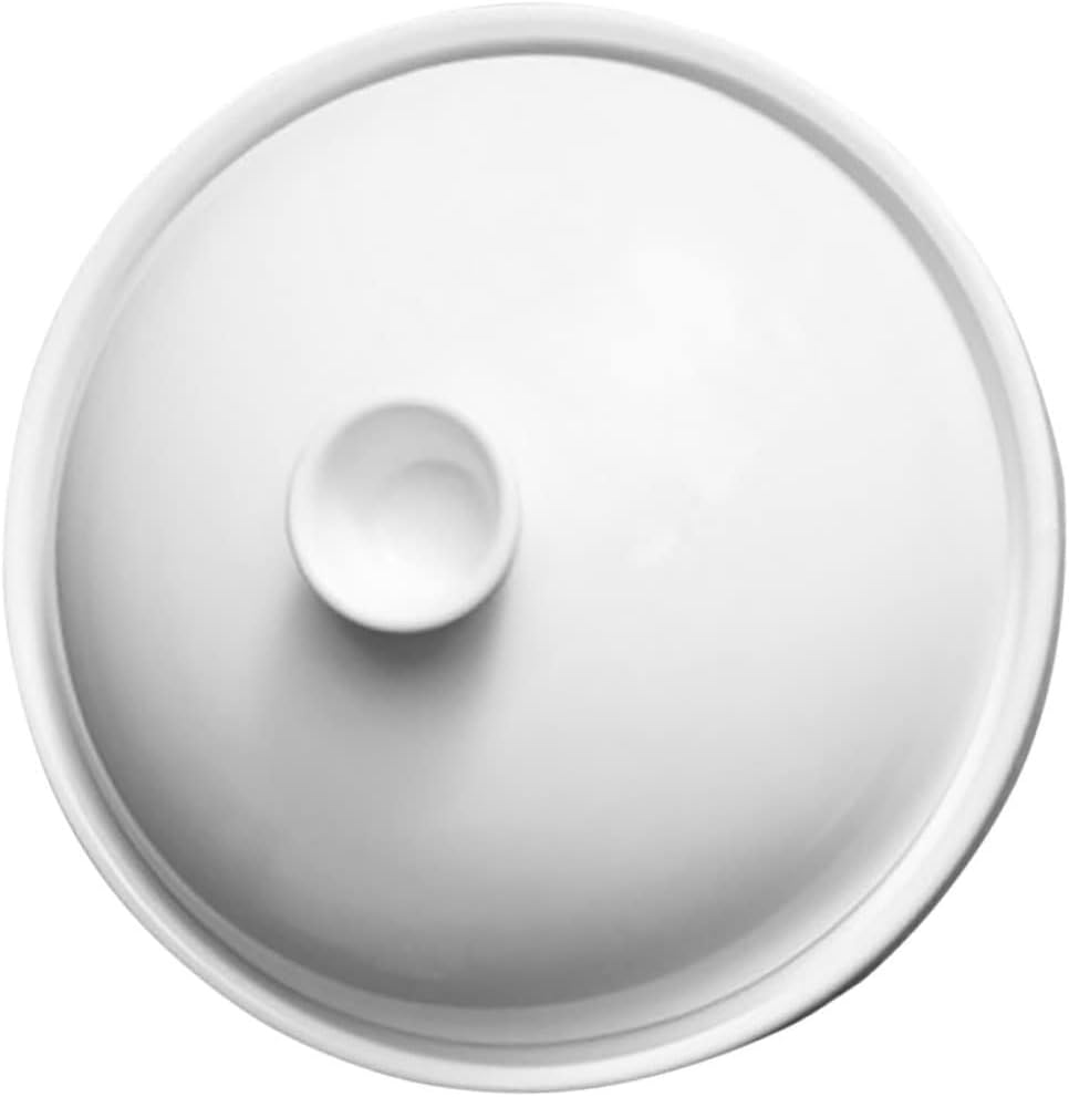 Minimalist Porcelain Stew Bowl Lid Dessert Cup Cubilose Serving Bowl Soup for Party