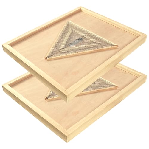 BeeQuestify 2 Pcs Bee Excape Board 8 Frame Beehive Inner