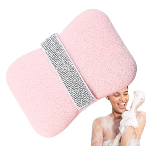 Esponja de ducha – Poliuretano hidrofílico 12 x 8,5 x 2 cm | Depurador de ducha | Bolsa de ahorro de jabón para baño, exfoliatina, uso diario, spa en casa y cuidado de la piel