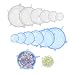 KitchenPerfect Silicone Stretch Lids (12 pack), Reusable, Durable and Expandable to Fit Various Sizes and Shapes of Containers. Superior for Keeping Food Fresh, Dishwasher and Freezer Safe