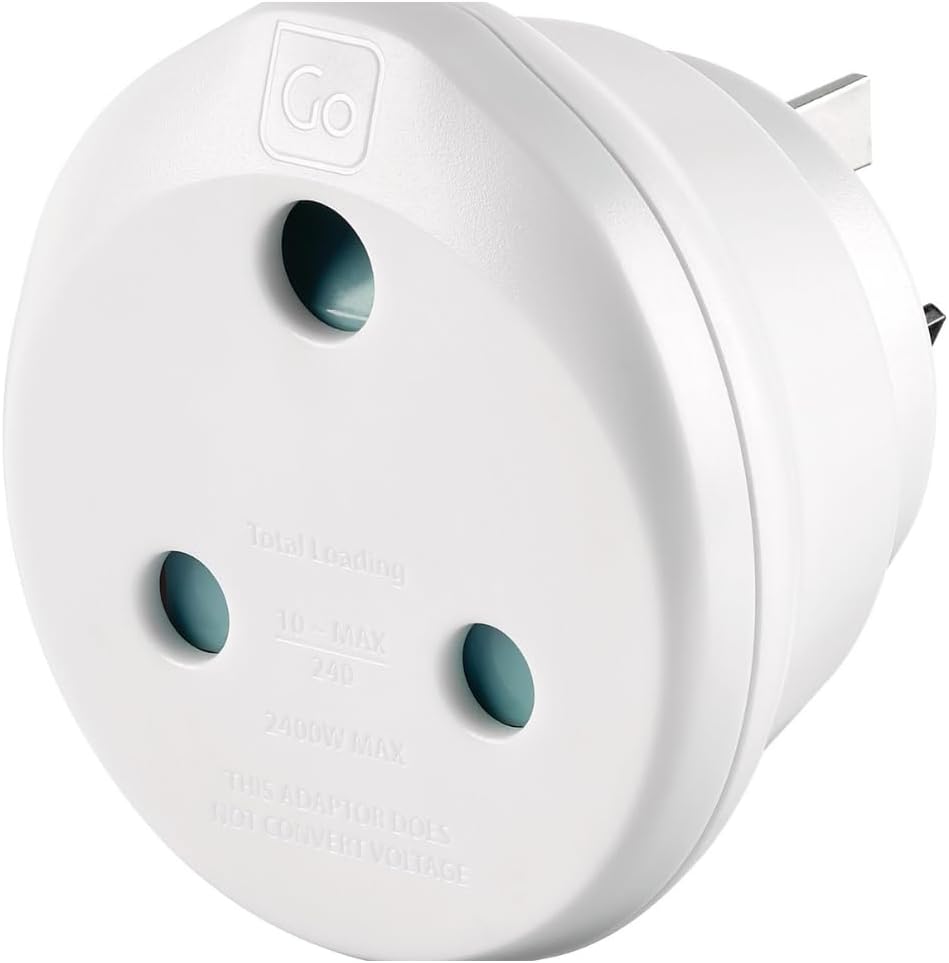 Go Travel Earthed SA-AUS/China Adaptor: Adaptors Certified to IEC 60884 ...