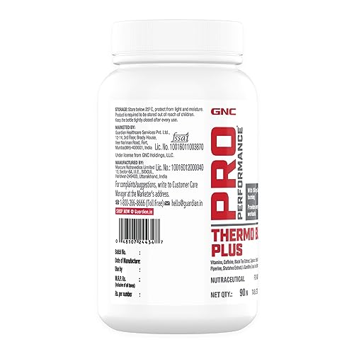 Image of GNC Pro Performance Thermo Burst Plus With Capsimax | 90 Tablets | Burns Stored Fats | Boosts Energy & Focus | Increases Metabolism | Prevents Unhealthy Cravings | Promotes Healthy Waist-To-Hip Ratio