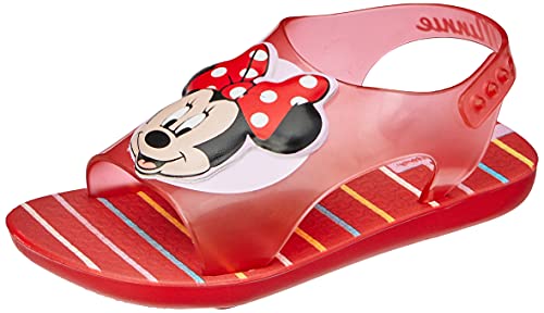 Sandália Love Disney, Ipanema Kids, Bebê Unissex, Vermelho/Rosa, 23