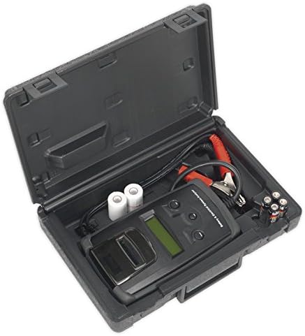 Sealey Bt2003 Digital Battery And Alternator Tester With Printer, White