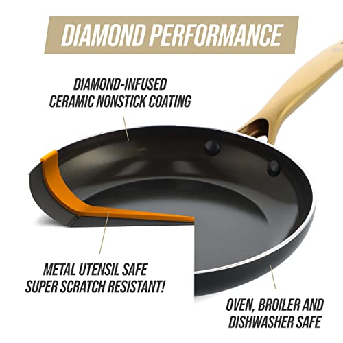 Blue-Diamond-Gold-4QT-Saute-PanCeramic-Nonstick-PFAS-Free-PFOA-Free-Induction-Suitable-Dishwasher-Safe-Gold-Handle-Black