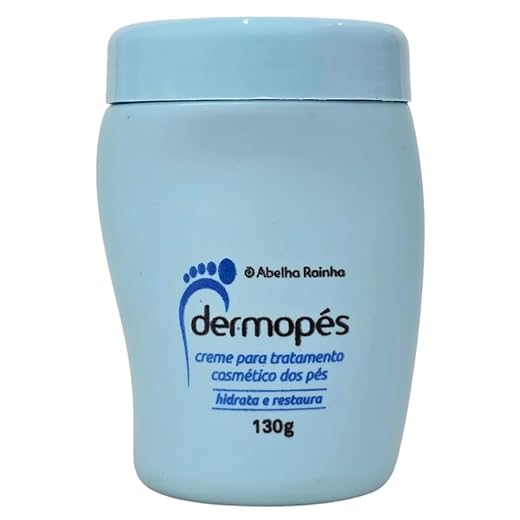 Creme Para Tratamento dos Pés Hidrata e Restaura Dermopés Abelha Rainha 130g