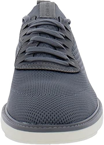 Calvin Klein Men's Alvin Oxford Flat, Black Knit 001, 9.5 | Image 2