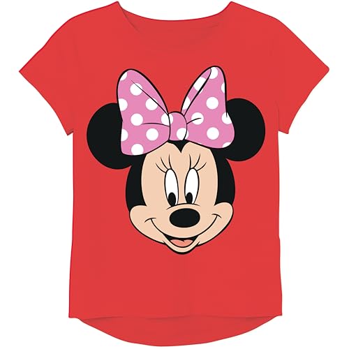 Image of Disney Minnie Mouse Toddler & Girls Short Sleeve Crew Neck Graphic T-Shirt