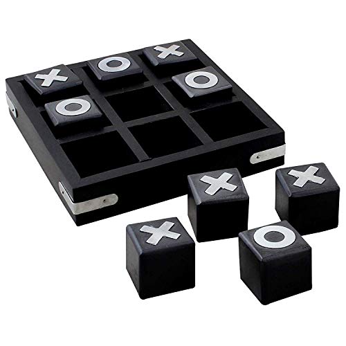 Craft LYRICS: Feel the Craft Wood Tic Tac Toe - Coffee Table Puzzle (5x5) Living Room Game - Classic Tabletop Fun Travel Board Strategy Game Outdoor Indoor Brain Teaser - Guest Room Table Challenge