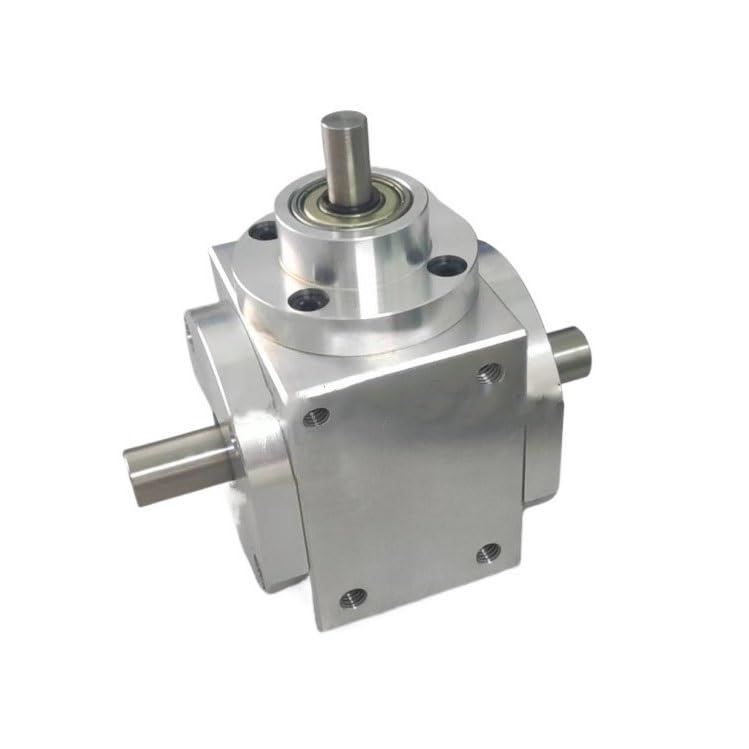 Angle Steering 1:2 Commutator Right Angle Drive Reversing Gearbox 12mm Dual Output Shaft 90 Degree Bevel Gear Driver Steering Gearbox Driving Change