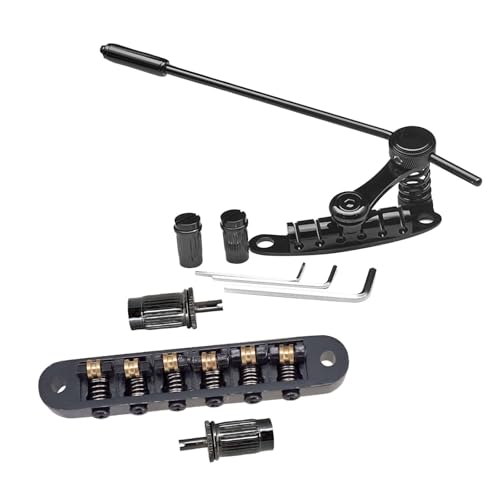 Vibrato bridge SG tailpiece en alliage métallique haute stabilité noir