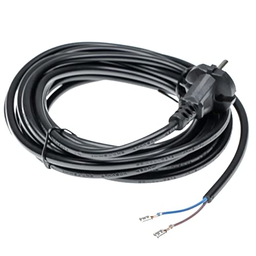 vhbw Câble électrique Universel pour aspirateurs Compatible avec Kärcher, Siemens, Miele et...