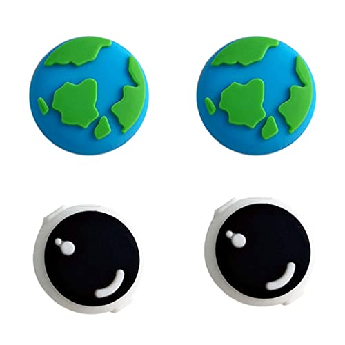 SHANHUHAI 4-teiliges Thumbstick Cap Grip Set Aiming Assist Cap, Stick Joystick Protection Stick Attachment für Xbox One Series, Nintendo Switch Pro, Playstation 5 Controller Zubehör Cover