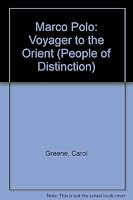 Marco Polo: Voyager to the Orient (People of Distinction) 0516032291 Book Cover