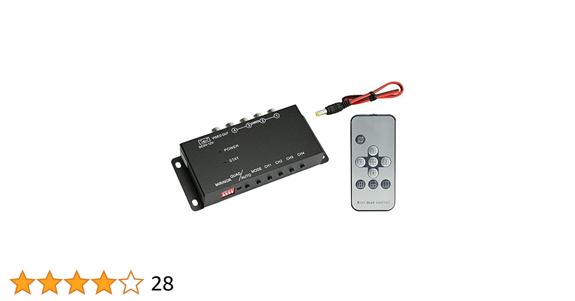 Amazon.co.jp: TKS 車載用ビデオ映像4分割器 モニター映像 4分割