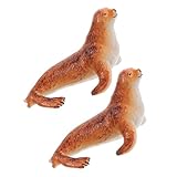 Statues décoratives pour aquarium : ces figurines miniatures d'otaries sont spécialement conçues pour la décoration d'aquariums et de bassins, ainsi que pour la décoration d'animaux marins