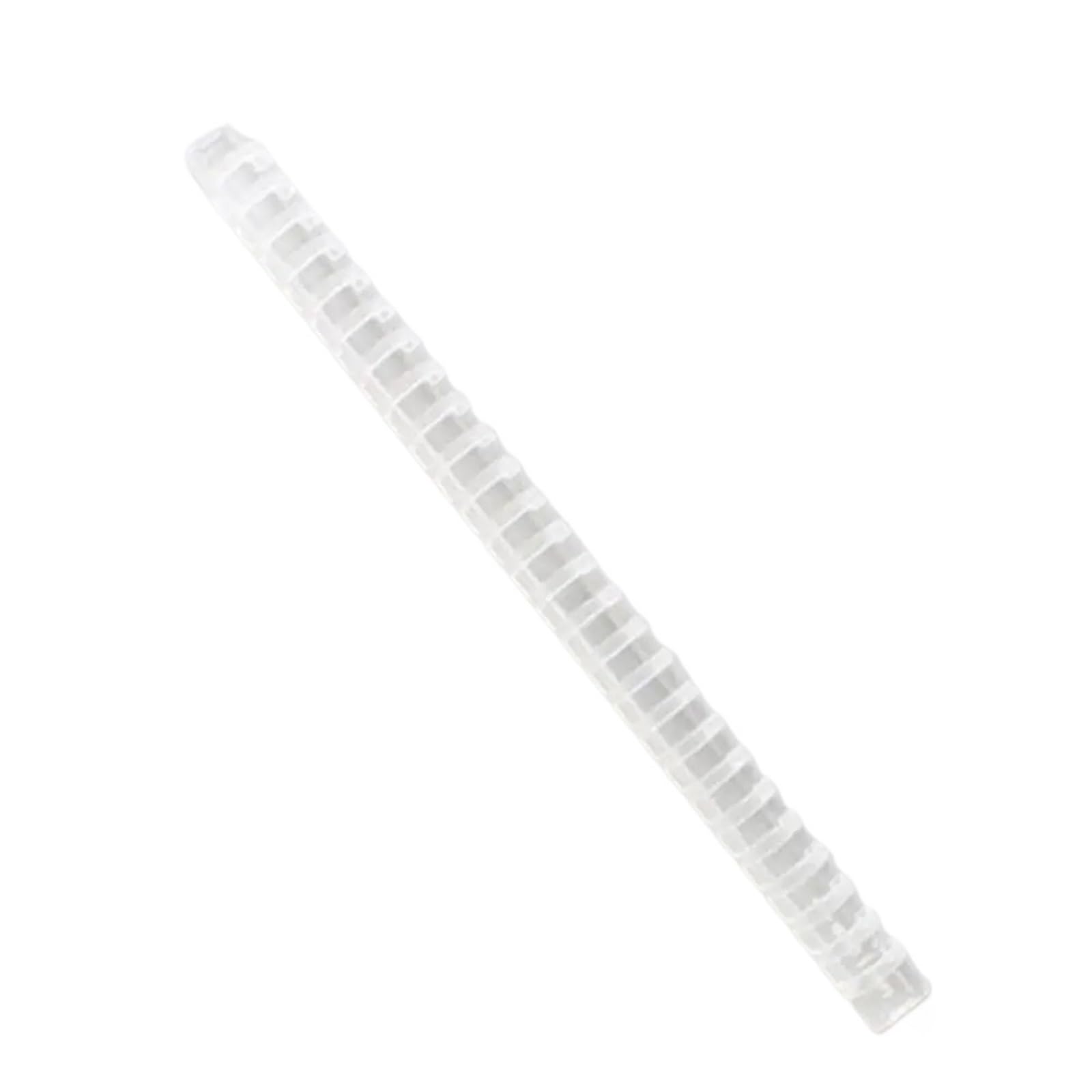 Dorsetti per rilegatura a fogli mobili, Anelli for raccoglitori di foglie in plastica da 50 pezzi, anelli for libri