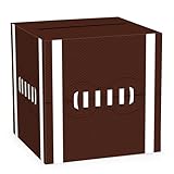 Hxezoc Football Card Box Sports Party Favors Post Box Cardboard Receiving Money Holder for Football Theme Wedding Reception, Baby Showers, Anniversary, Birthday Party, Table Centerpiece Decorations
