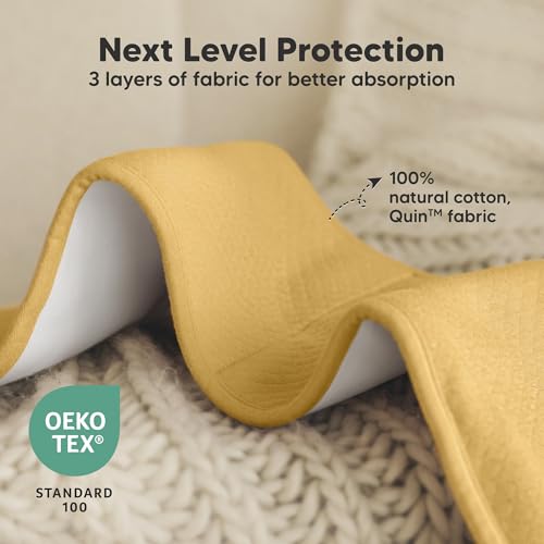 Image of KeaBabies 5-Pack Organic Burp Cloths Baby Girl, Boy - Extra Large, Absorbent Baby Burp Cloths, Soft Burping Cloths for Babies, Newborn Burp Clothes, Cotton Burp Rags, Thick Burp Cloth (Phase /Quin)