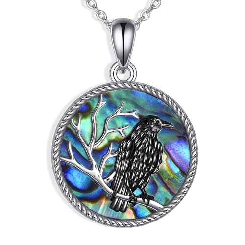 Collier corbeau argent 925 parfait pour sublimer vos tenues
