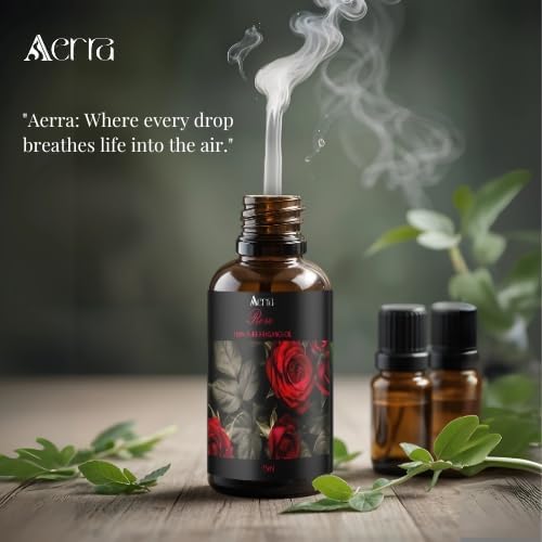 Image of Aerra Rose Fragrance Oil 15ml | Long-Lasting | Soaps & Diffuser |