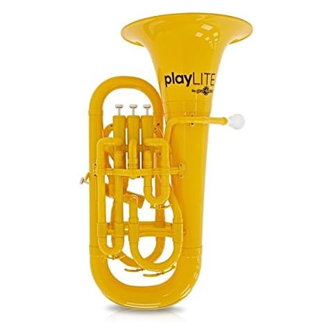 playLITE Hybrid Euphonium by Gear4music, Yellow Cover