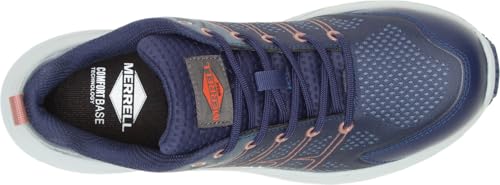 Image of Merrell Moab Flight CF /Sea, Women's, Sea, Comp Toe, EH, Slip Resistant, Low Athletic, Work Shoe (9.0 M)
