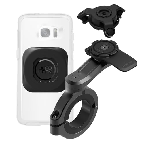 Quad Lock Handlebar Motorcycle Phone Mount PRO - Large Kit with Vibration Dampener and MAG Universal Adaptor