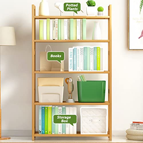 Forthcan-Libreria-a-5-Livelli-Libreria-Artistica-ModernaScaffale-alta-qualita-regolazione-altezza-libera-Scaffale-stabile-e-durevole-facile-da-montale-Scaffale-multifunzionale-70x25x125cm