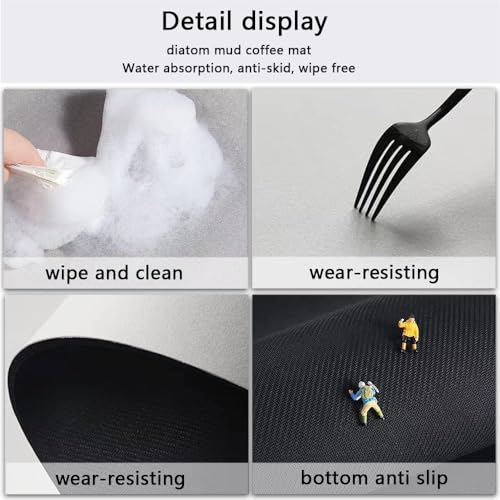 Image of Bathroom Mat,Door mat Door Mat, Rubber Non-Slip Quick Dry Rugs Fit Under Door Super Absorbent Thin Fashion Washable Oval Floor Bath Mat (Mult- Pack of 1)