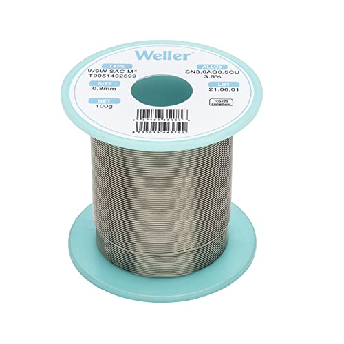 Weller Alambre de Soldadura Sin Plomo Ø 0.8mm (T0051402599)
